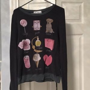 Wildfox BBJ Big Baggy Jumper Sweater Few of My Favorite Things Small